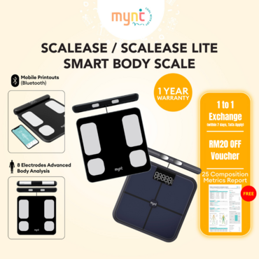  MYNT Smart Weight Scalease / Scalease LITE BMI Scale